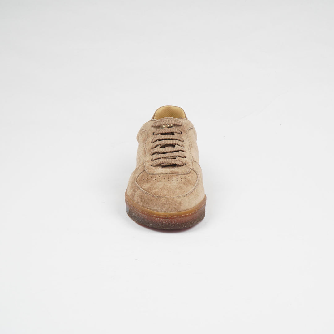 Brunello Cucinelli Suede Sneakers in TaupeLuxury Italian Footwear