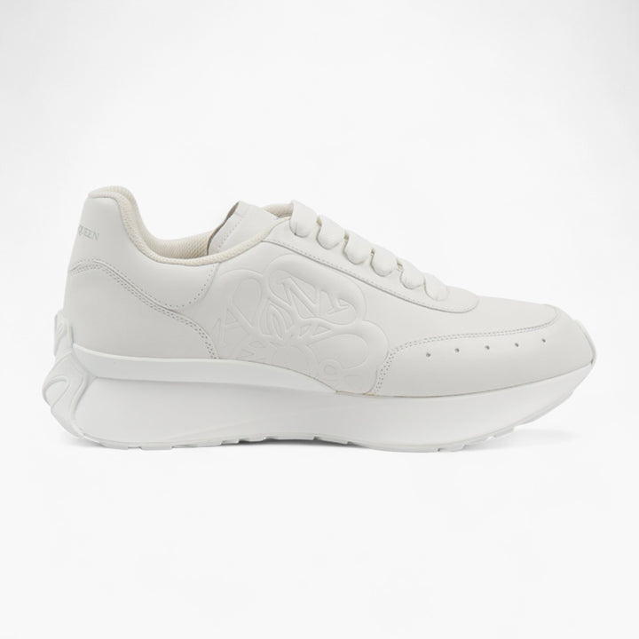 Alexander McQueen White Sneakers, Luxury Fashion Footwear