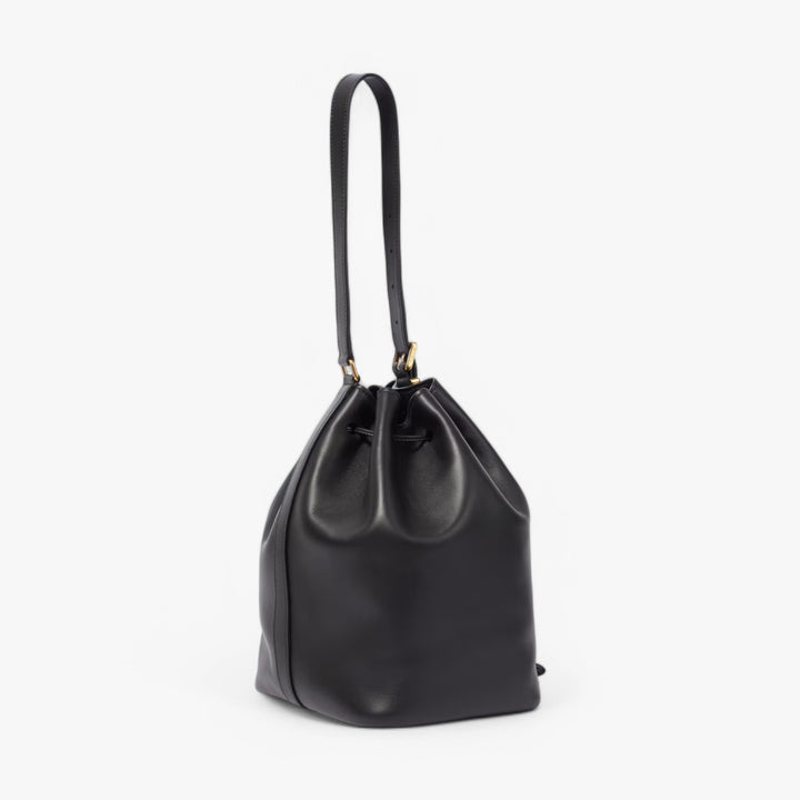 MIU MIU Bucket with Logo Black