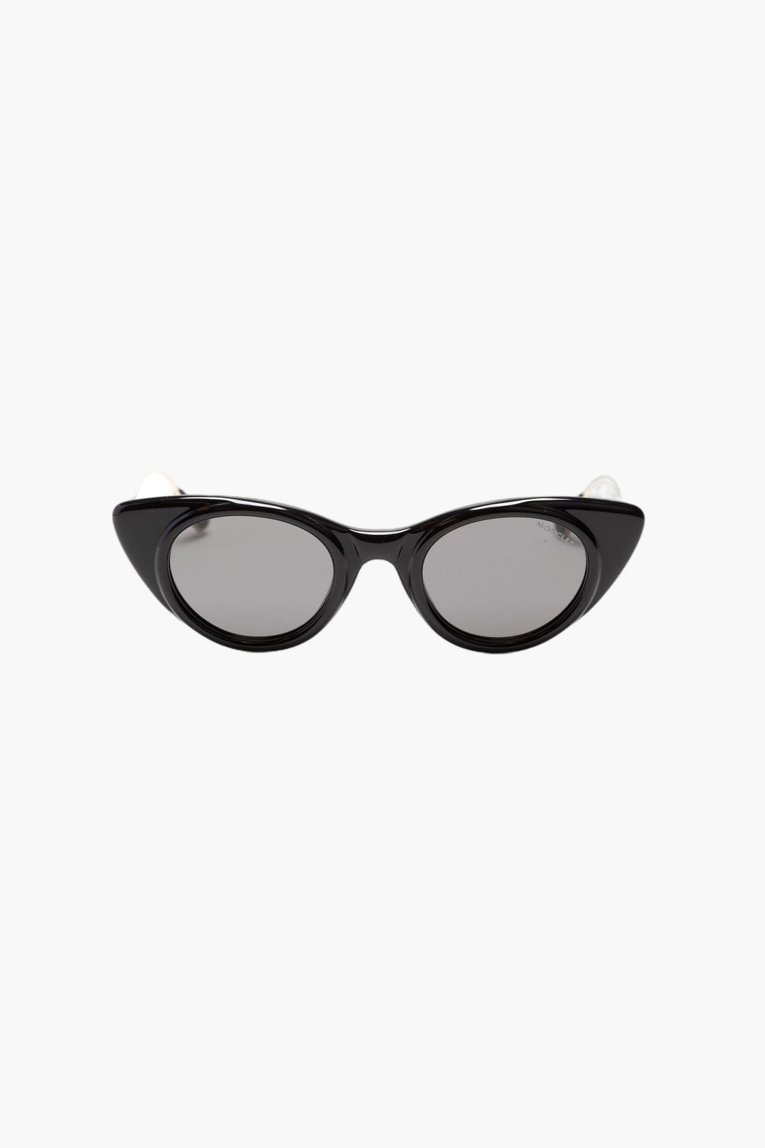 Moncler Black Cat-Eye Sunglasses with UV Protection