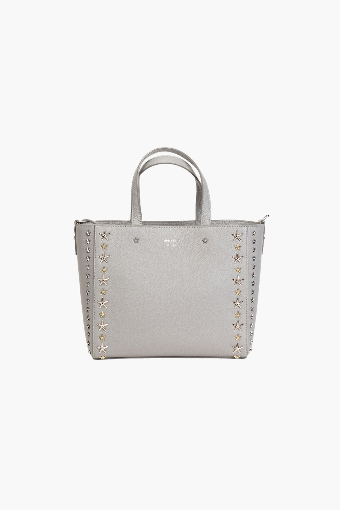 Jimmy Choo Grey-Multi Leather Bag with Star Embellishments