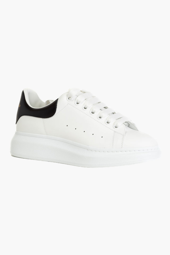 Alexander McQueen White Leather Sneakers with Oversized Sole