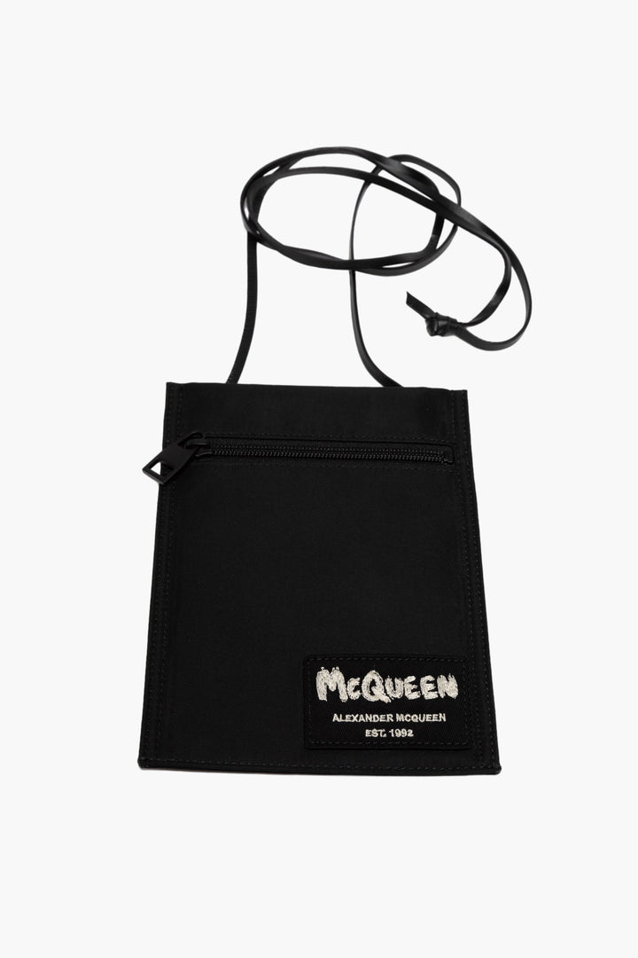 Alexander McQueen Black Luxury Designer Bag - Made in Italy