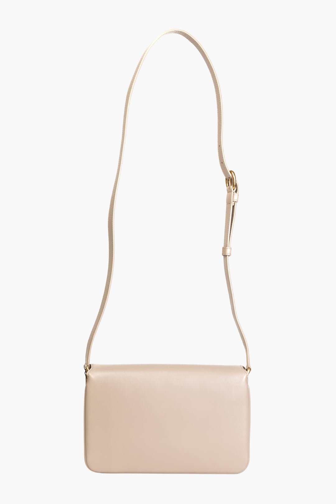 Borsa beige Saint Laurent - Elegante design minimalista con hardware color oro