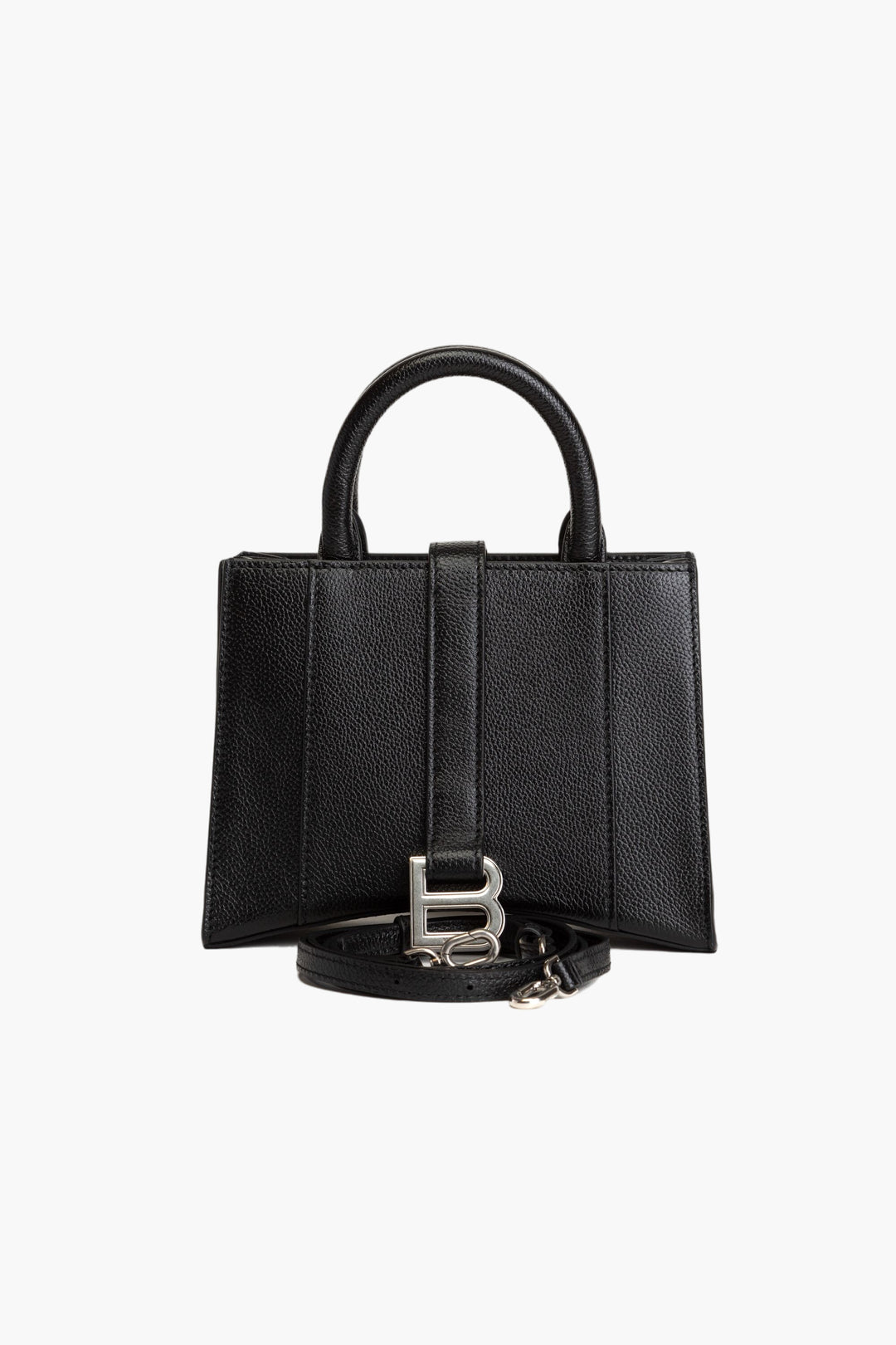 Balenciaga Black Bag with Signature 'B' Logo – Luxury Italian Leather Handbag