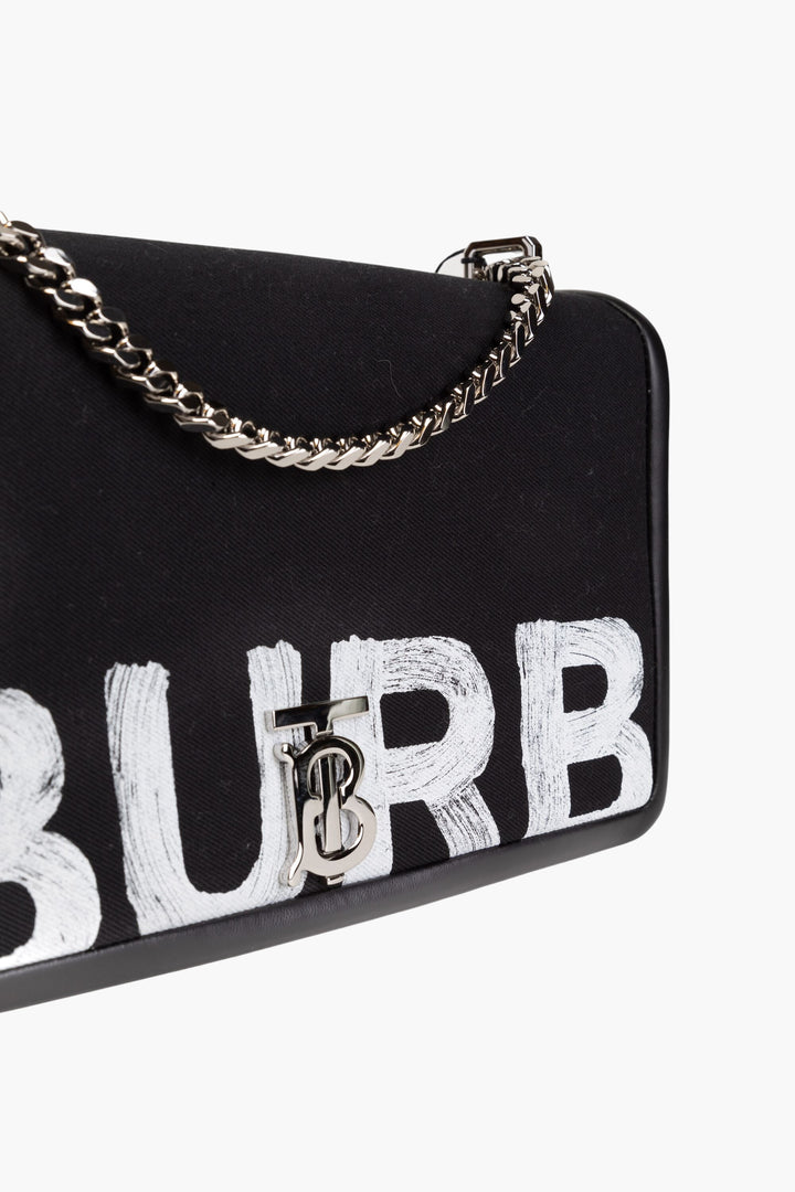 Borsa Burberry multicolore con tracolla a catena chic