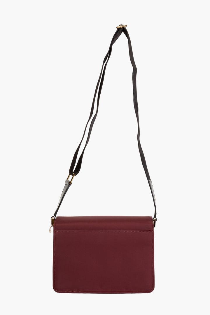 Marni Bordeaux Bag - Borsa da designer elegante e versatile