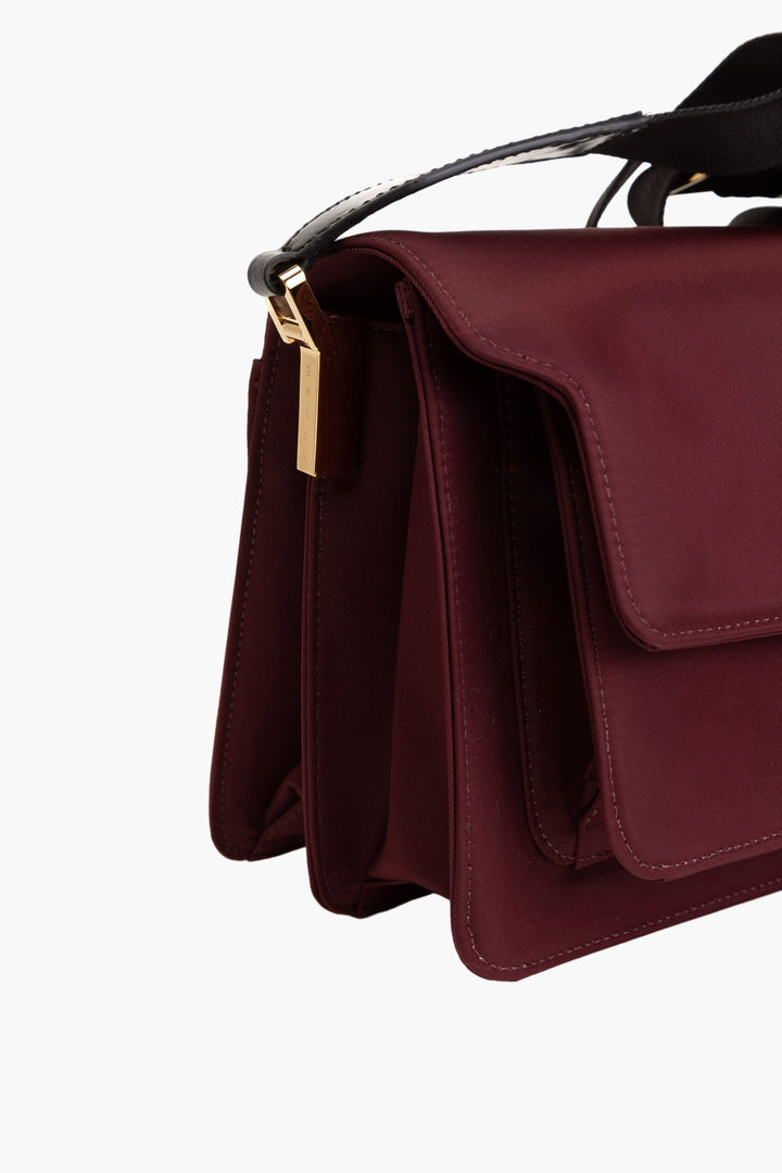 Marni Bordeaux Bag - Borsa da designer elegante e versatile