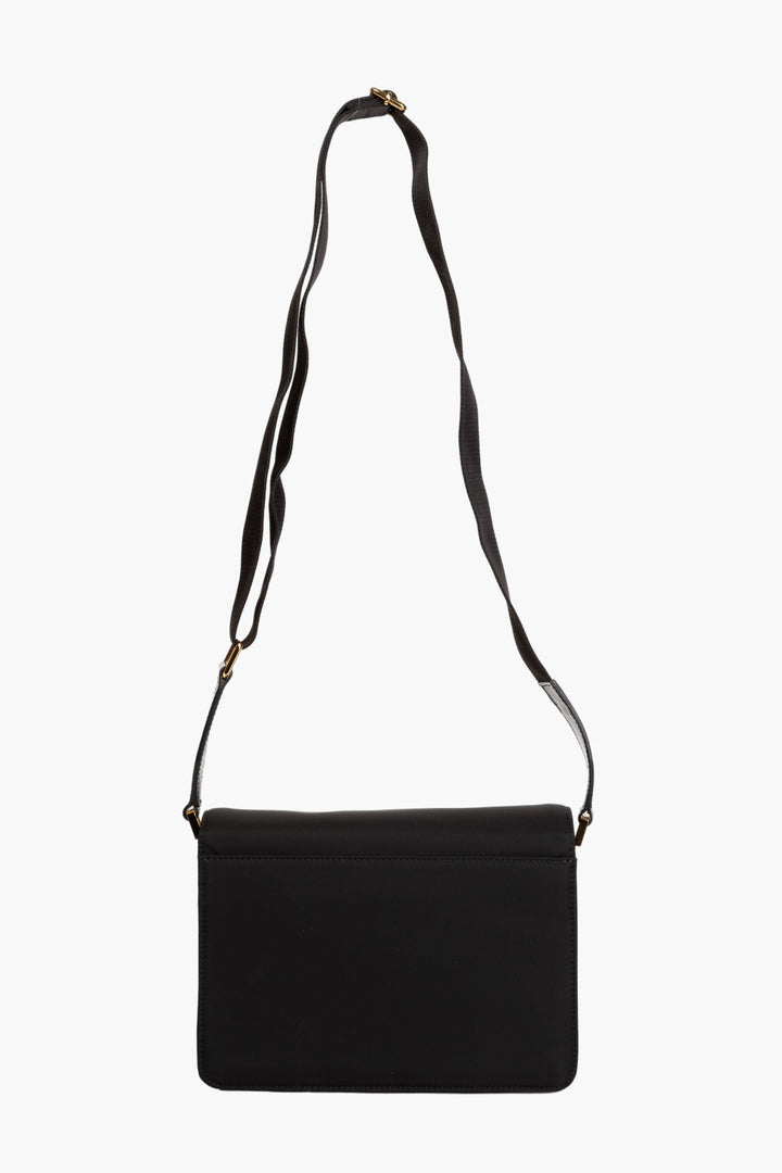 Marni Black Bag - Elegant and Minimalist Design with Adjustable Strap