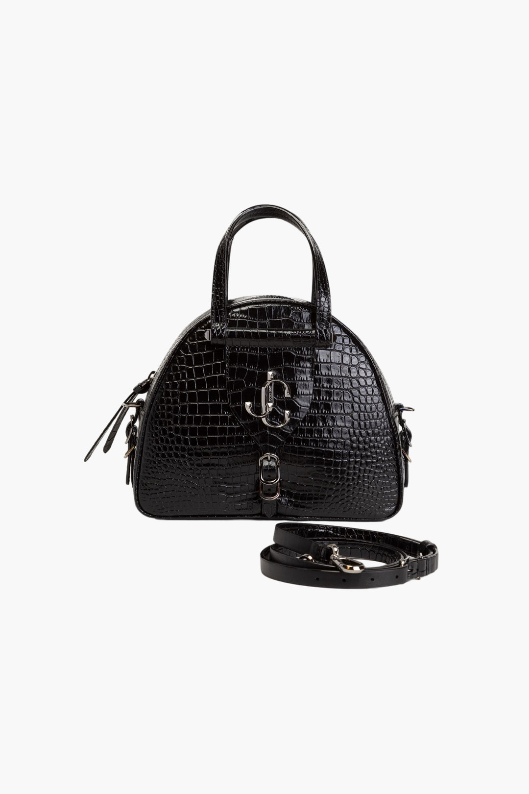 Borsa bowling nera Jimmy Choo Varenne