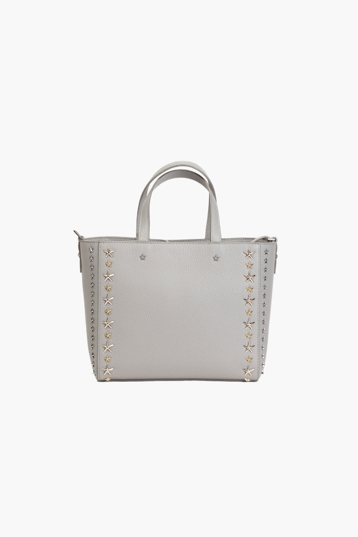 Jimmy Choo Grey-Multi Leather Bag with Star Embellishments