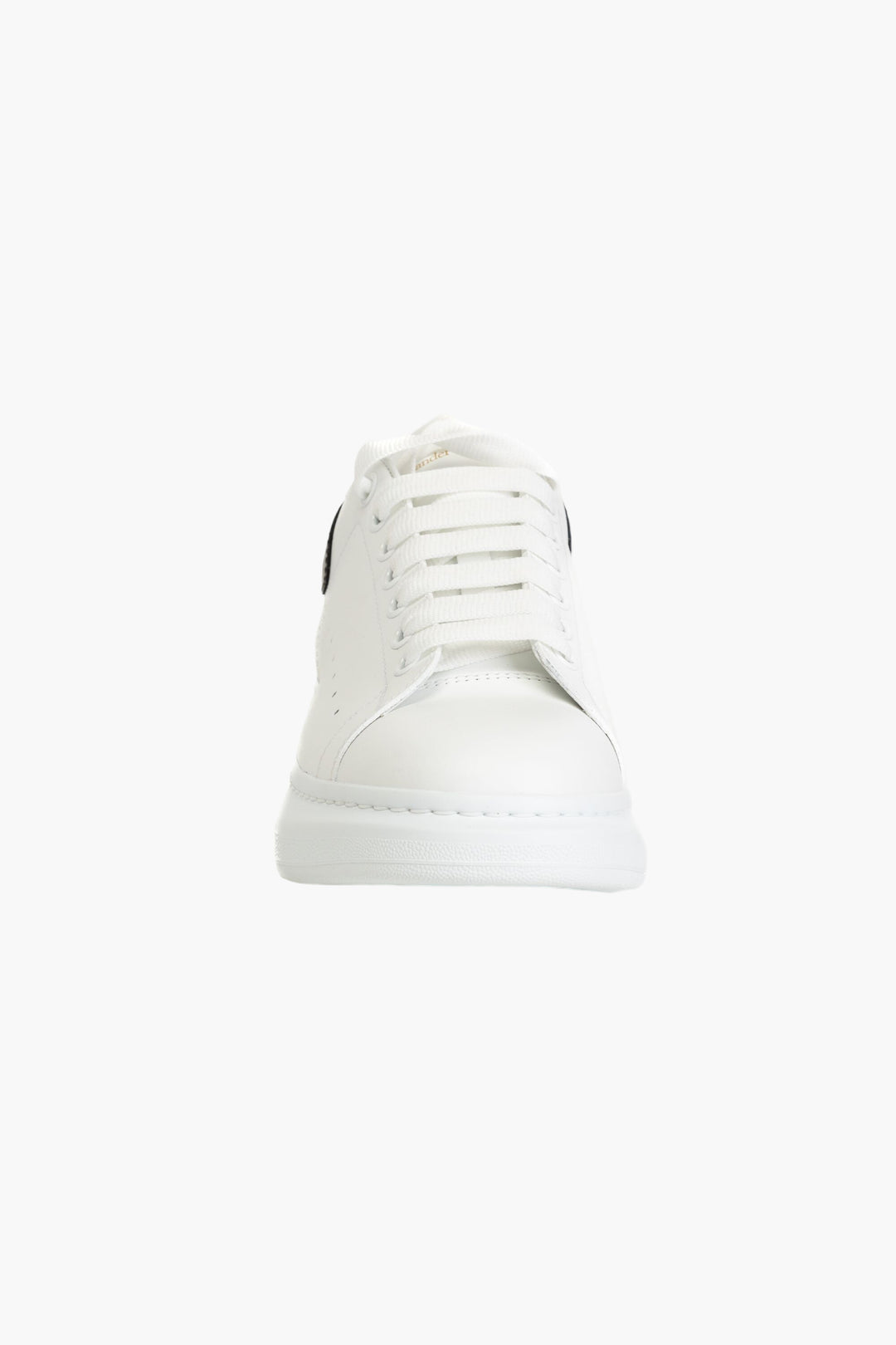 Alexander McQueen White Leather Sneakers with Oversized Sole