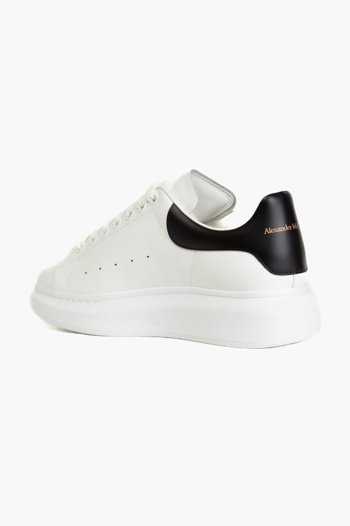 Alexander McQueen White Leather Sneakers with Oversized Sole