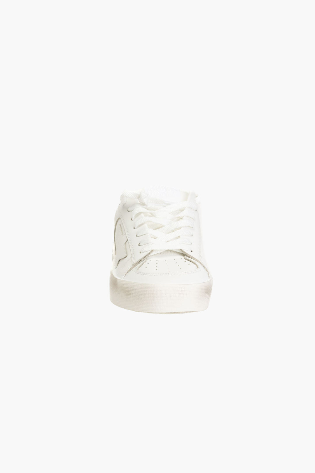 Golden Goose White Leather Sneakers with Iconic Star Detailing - Made in Italy