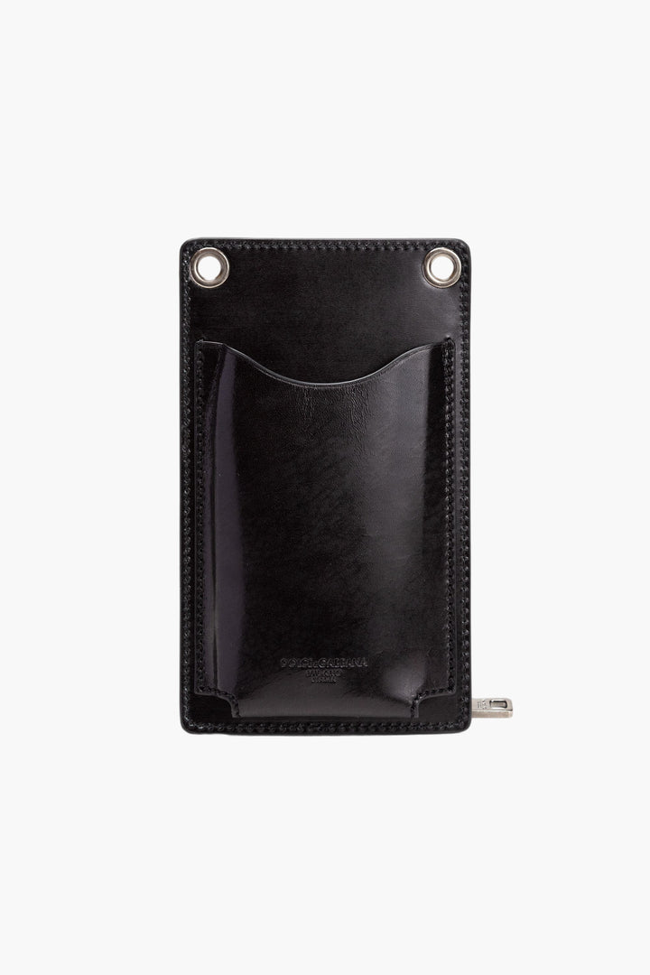 Dolce & Gabbana Black Leather Wallet - Made in Italy