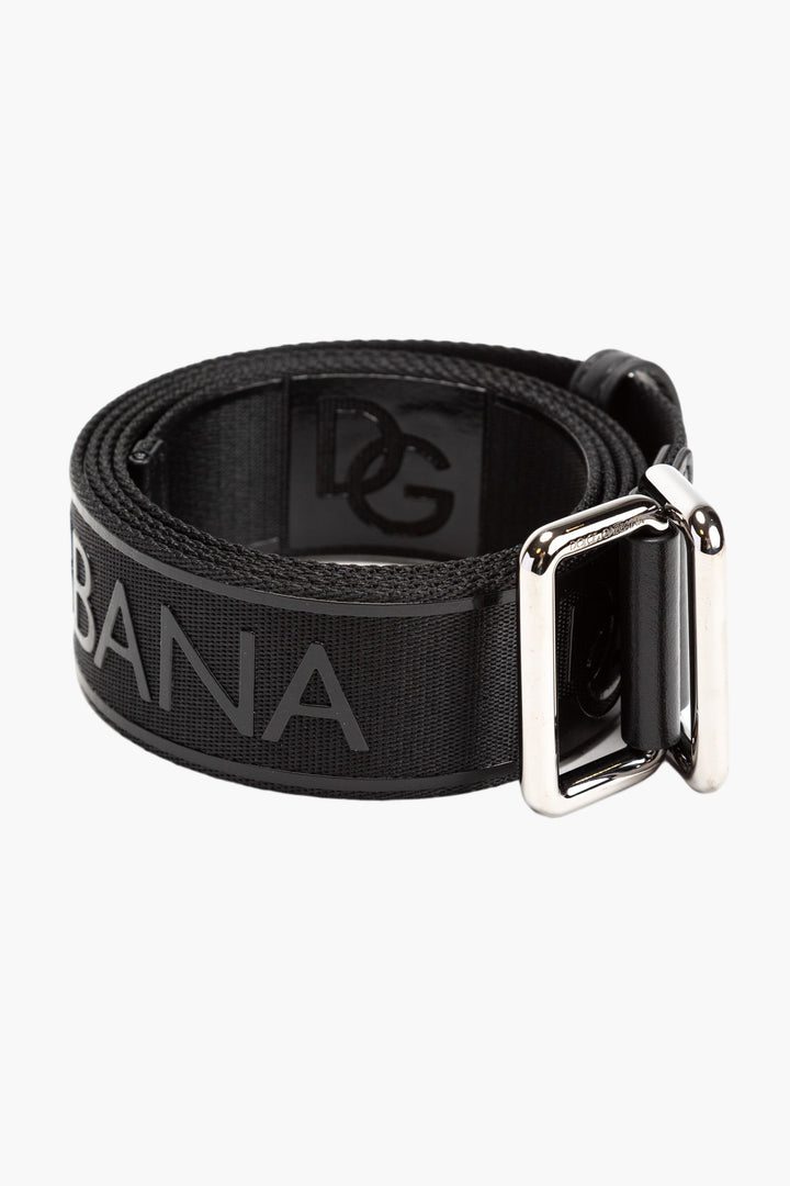 Dolce & Gabbana Black Belt - Premium Italian Craftsmanship with Iconic Logo