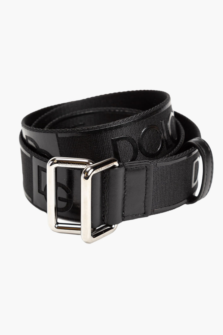 Dolce & Gabbana Black Belt - Premium Italian Craftsmanship with Iconic Logo