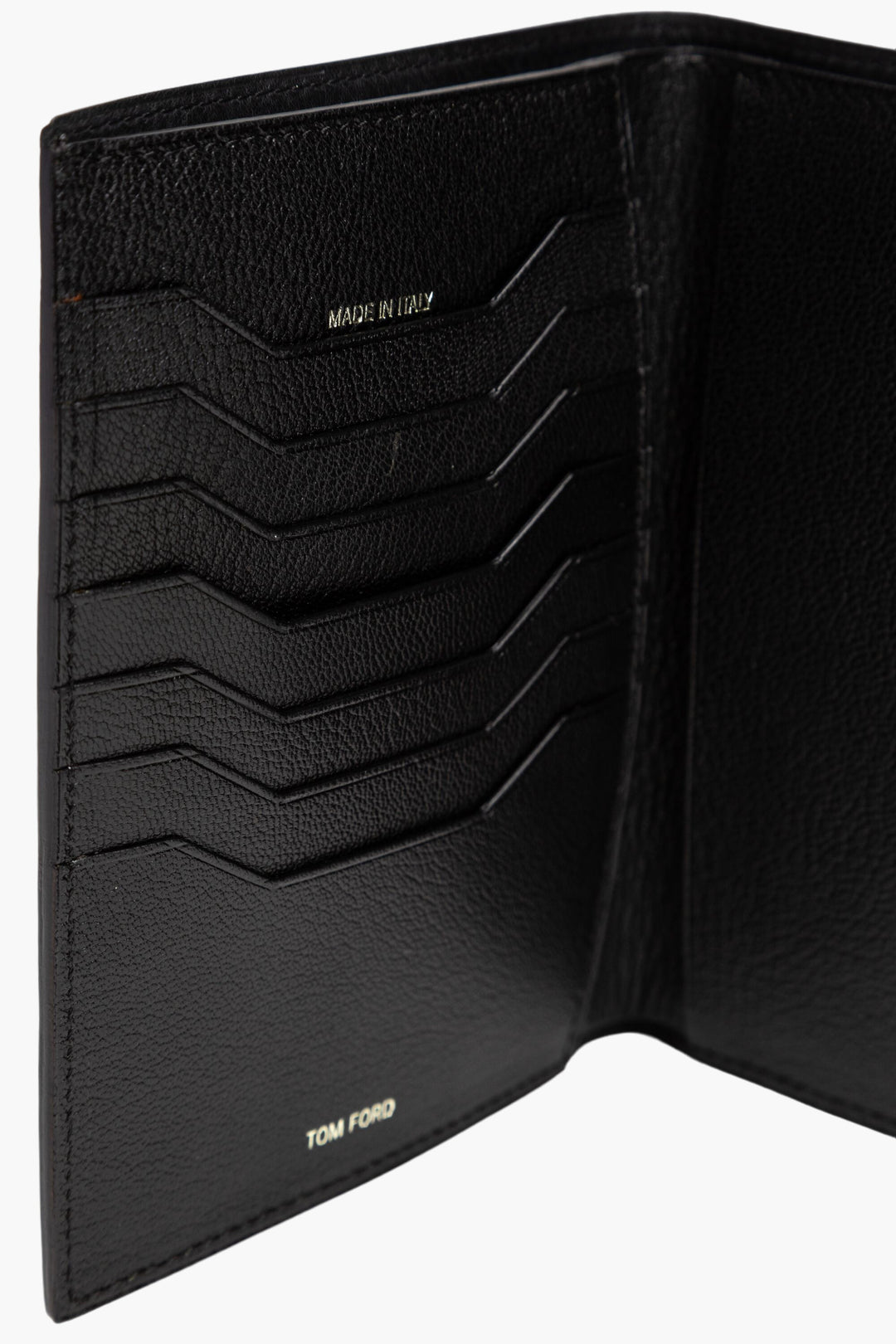 Tom Ford Black Leather Wallet for Men – Premium and Elegant Design