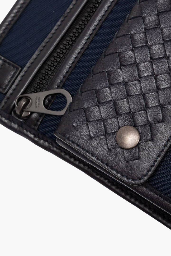 Bottega Veneta Blue Intrecciato Weave Bag - Italian Craftsmanship