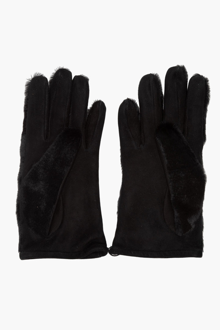 Dolce & Gabbana Black Luxurious Gloves - Made in Italy Accessories