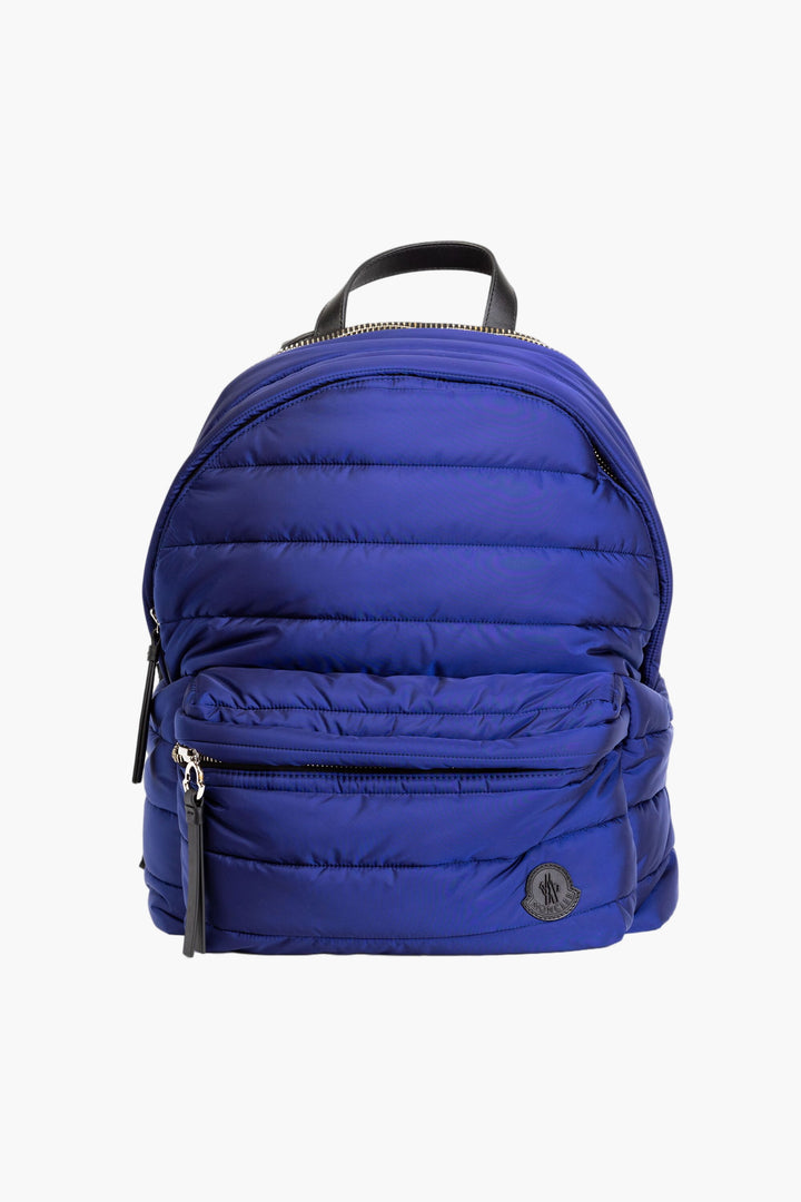 Moncler Quilted Blue Backpack - Functional & Stylish Travel Bag