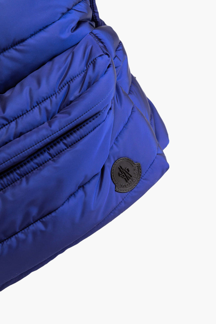 Moncler Quilted Blue Backpack - Functional & Stylish Travel Bag