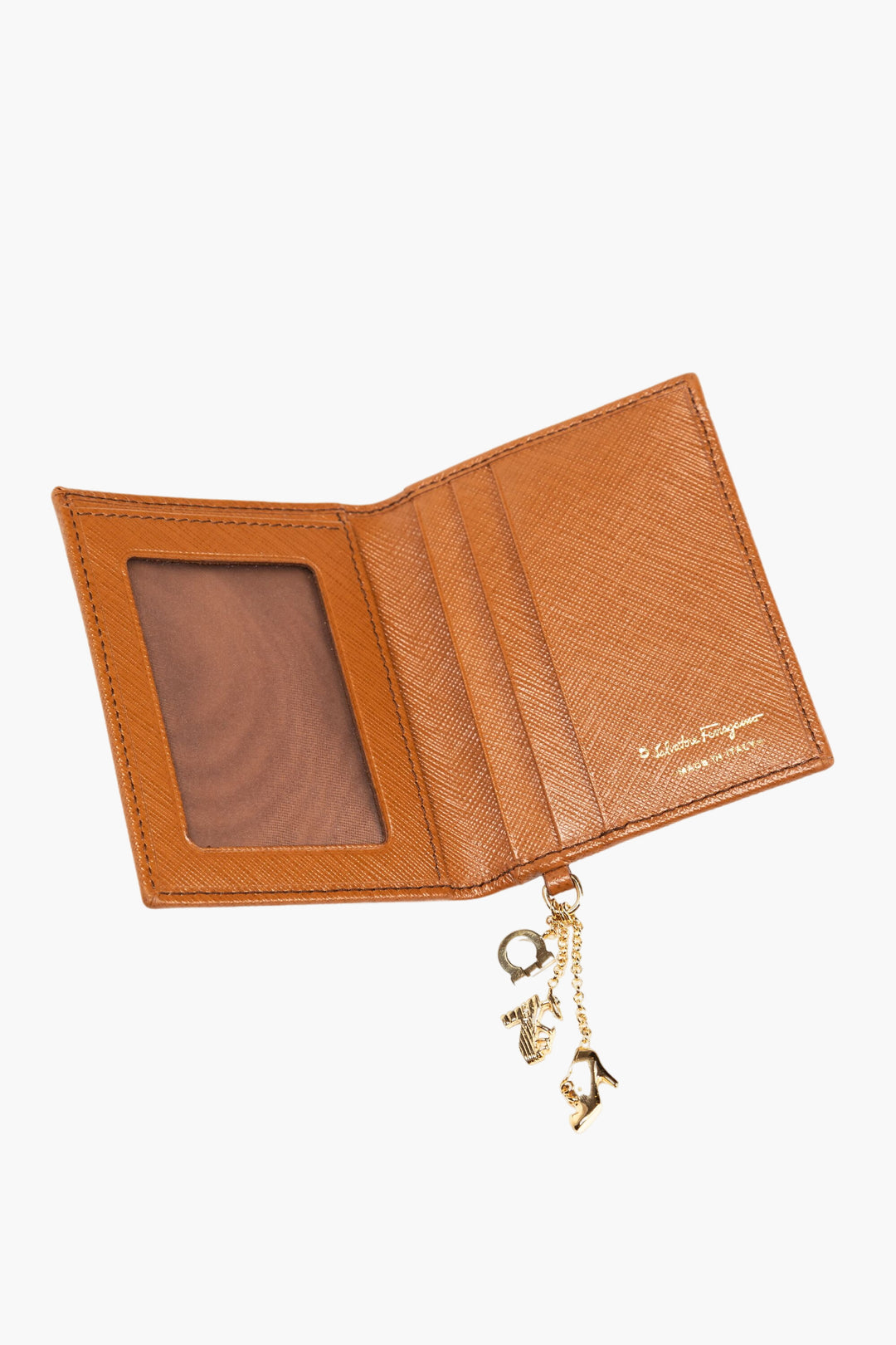 Salvatore Ferragamo Brown Leather Wallet - Luxury Italian Craftsmanship