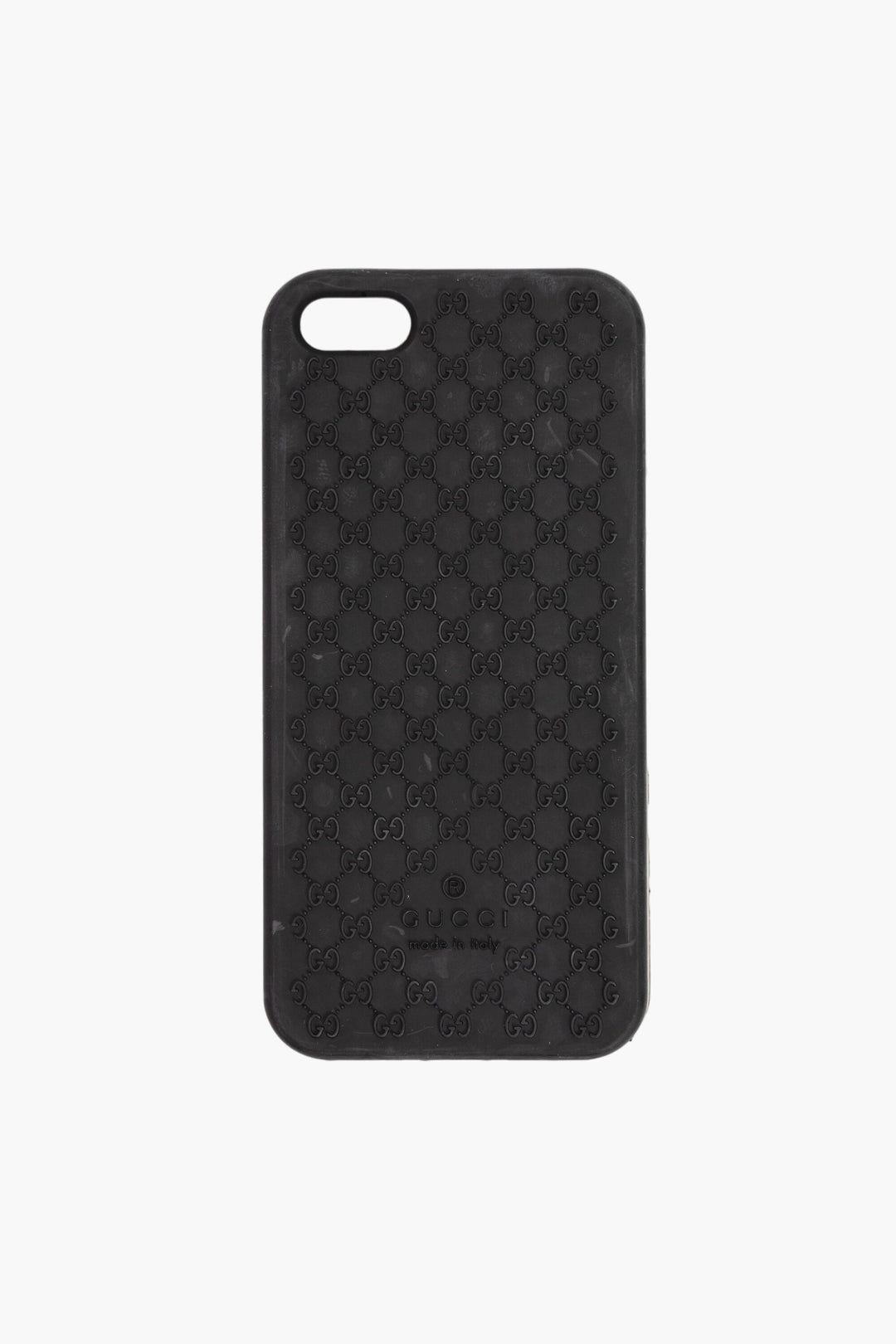 Gucci I-Tech Black Phone Case with Monogram Pattern - Luxury Accessory Made in Italy