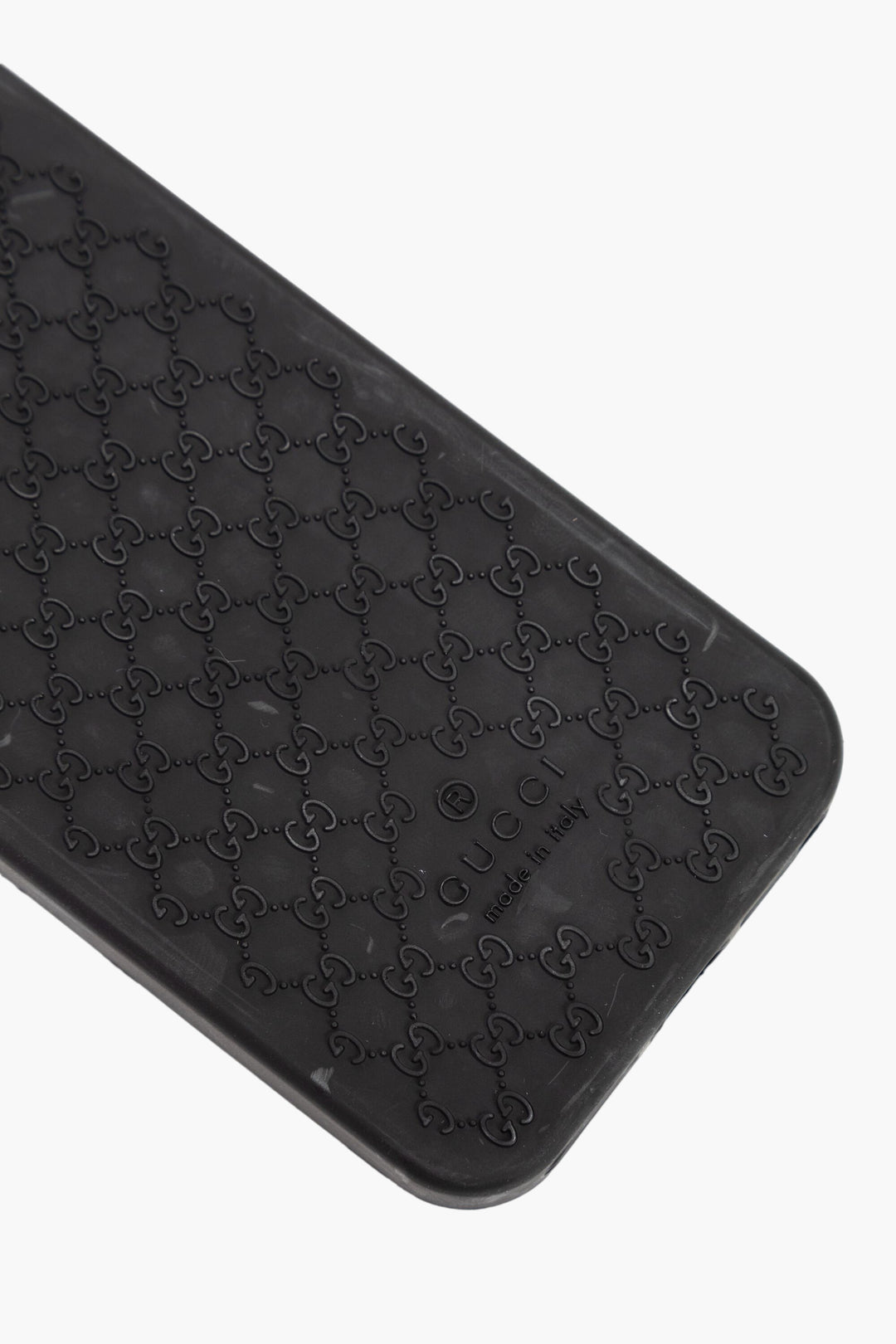 Gucci I-Tech Black Phone Case with Monogram Pattern - Luxury Accessory Made in Italy