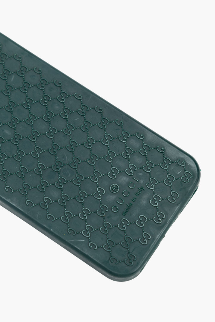 Gucci I-Tech Green Luxury Phone Case - Durable, Stylish and Iconic Design Made in Italy