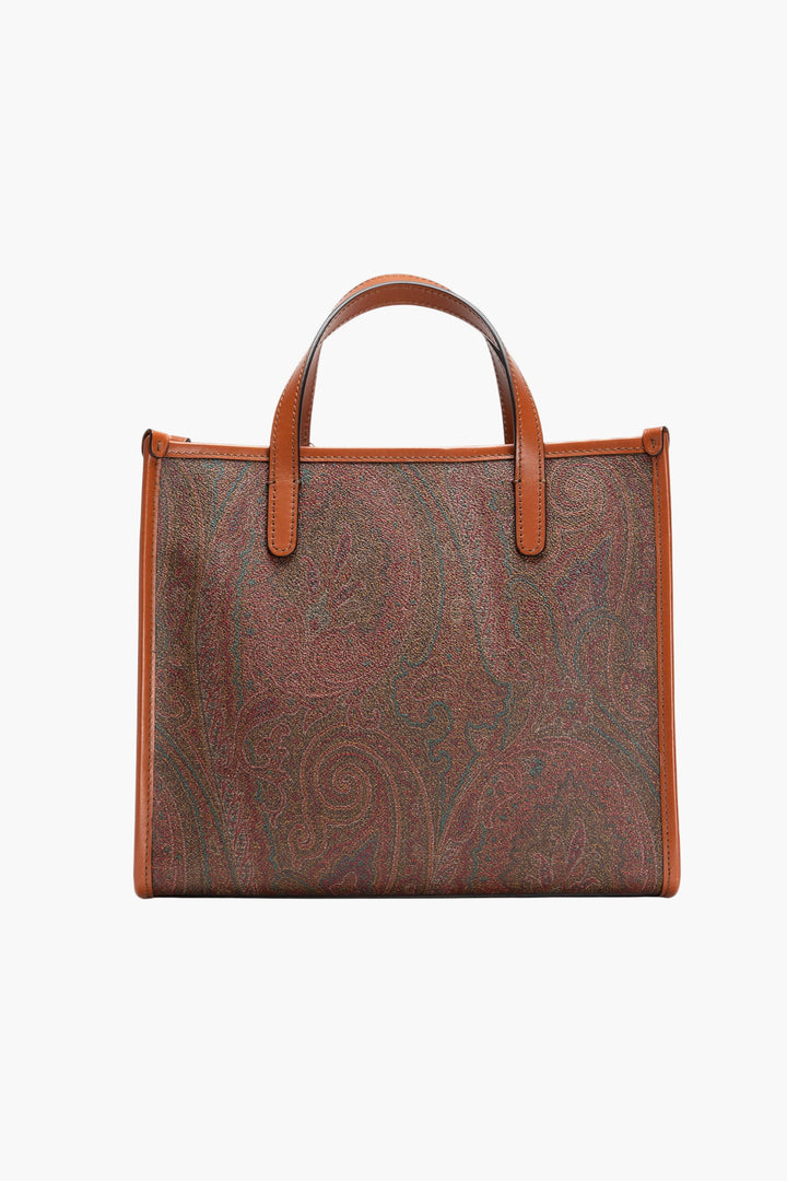 Borsa Etro multicolore elegante con dettagli in pelle