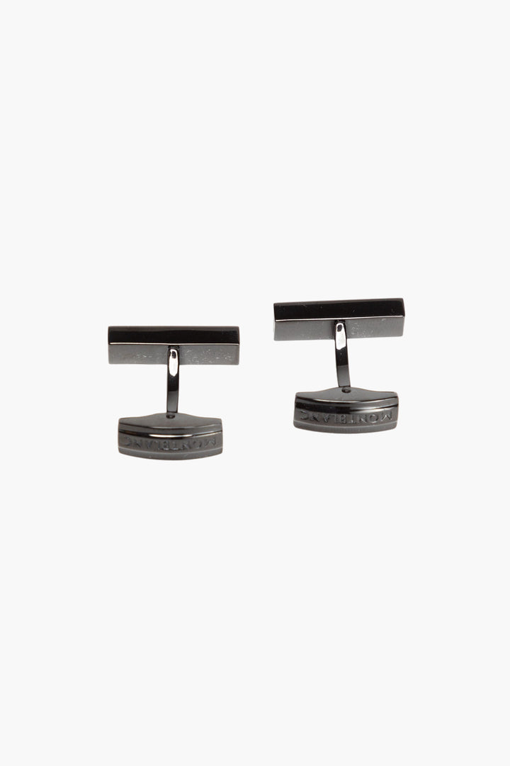 Montblanc Bijoux Black Cufflinks - Elegant and Modern Design for Formal Occasions