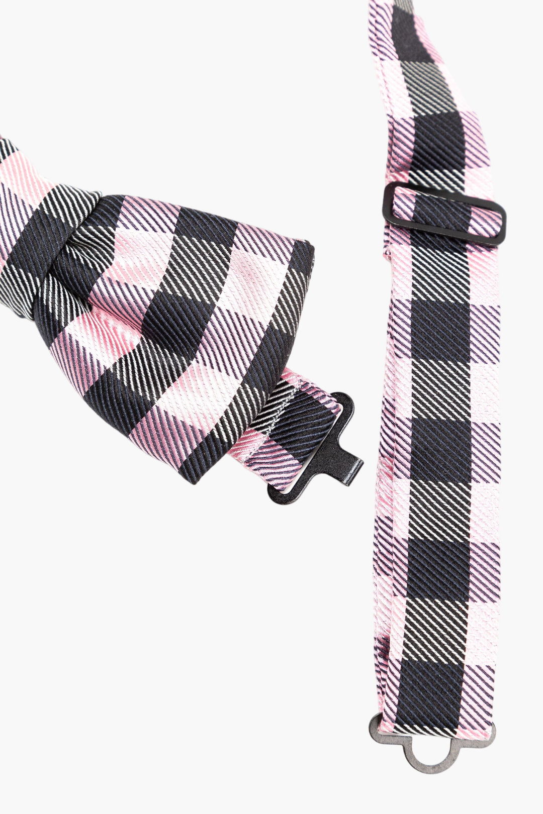 Prada Elegant Pink-Black Ties - Made in Italy