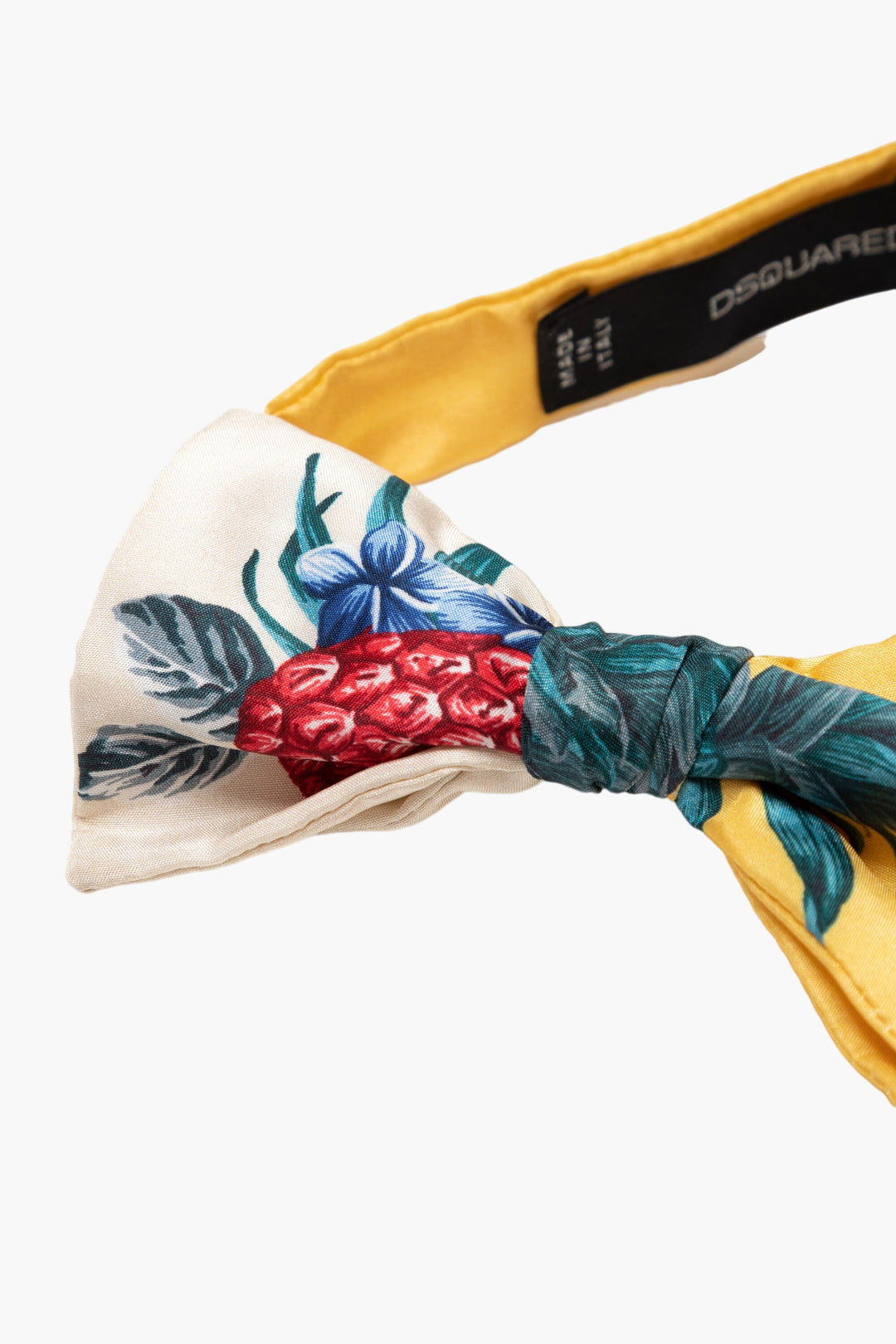 Dsquared2 Yellow-Multi Floral Design Ties - Elegant & Versatile Accessory