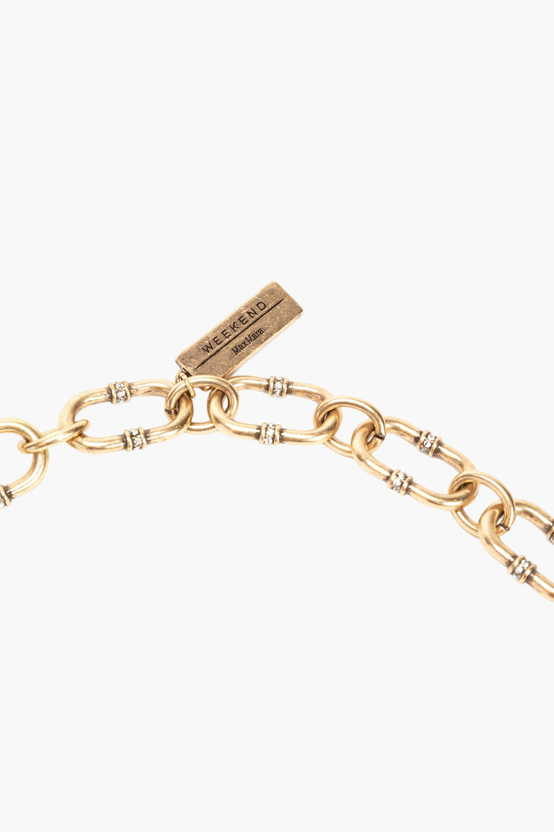 Max Mara Bijoux Golden Necklace - Elegant Golden Link Design