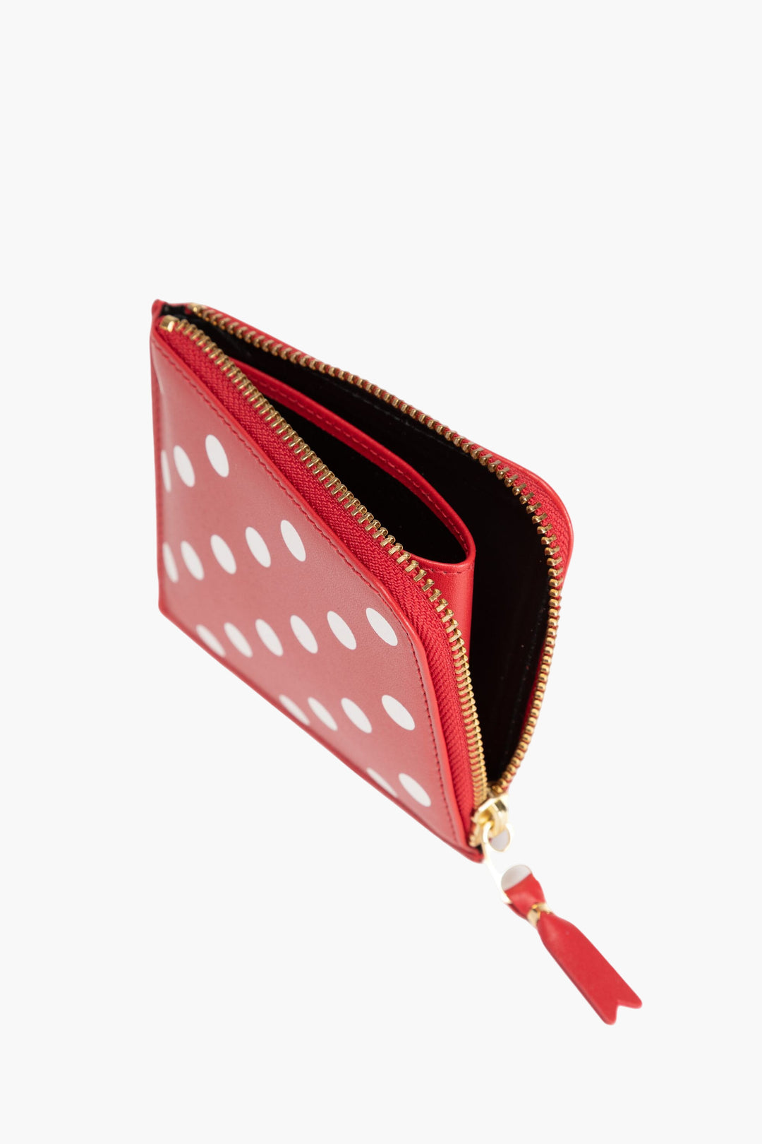 Comme des Garcons Red Polka Dot Wallet - Stylish and Durable Accessory