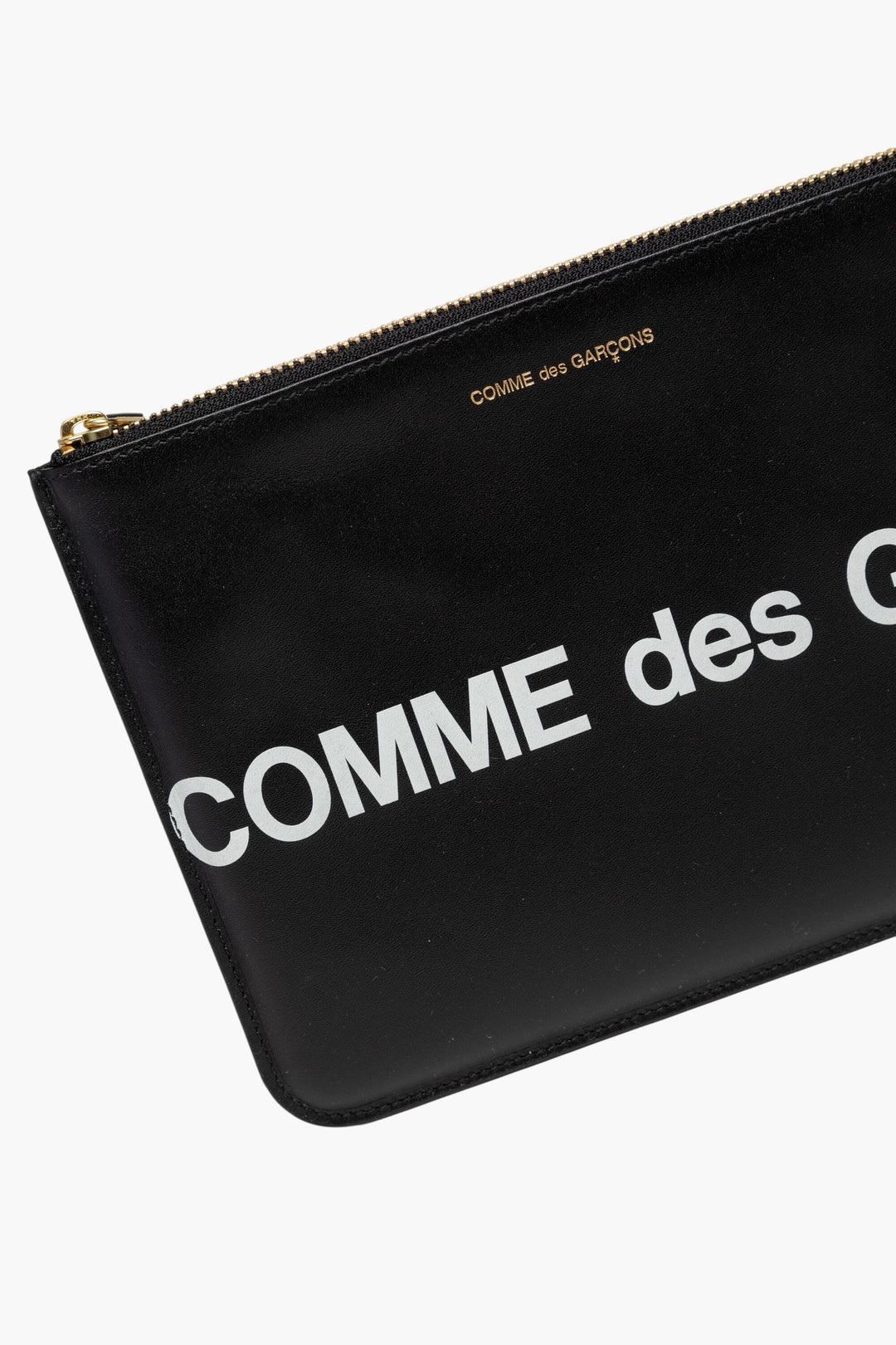 Comme des Garçons Black Wallet with Iconic Logo Design