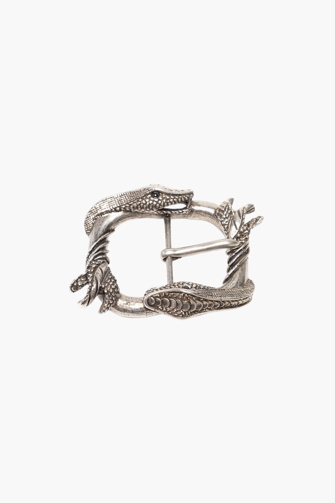 Prada Accessories Silver with Serpent Detailing - Made in Italy