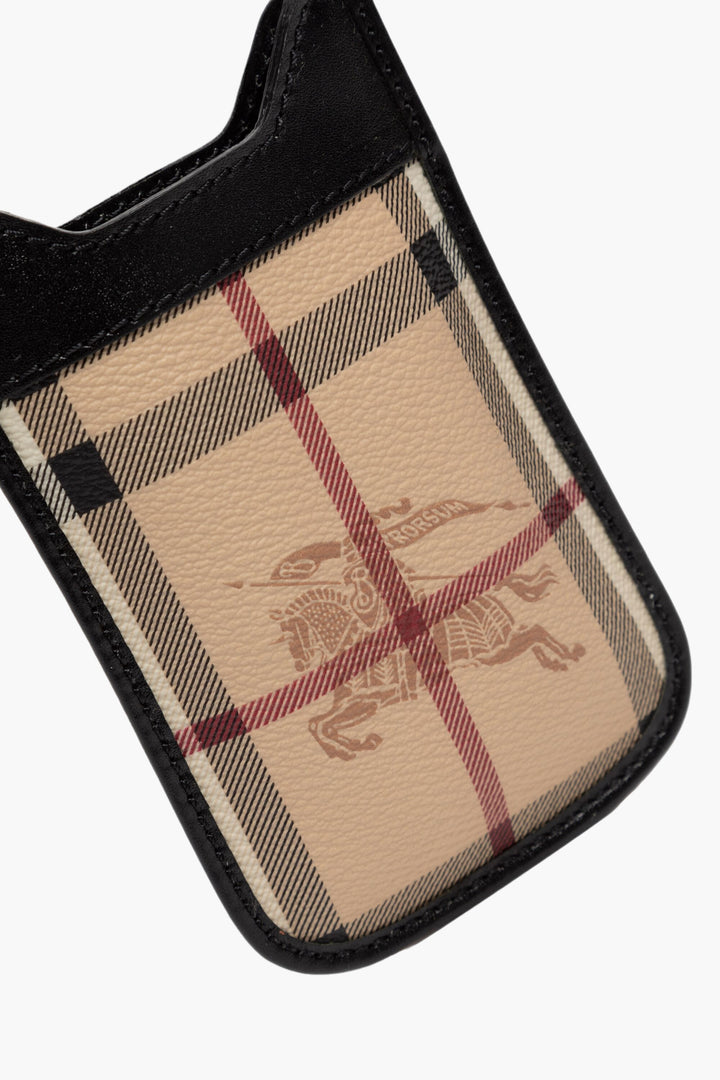 Burberry I-Tech Case with Signature Check Design - Beige-Black