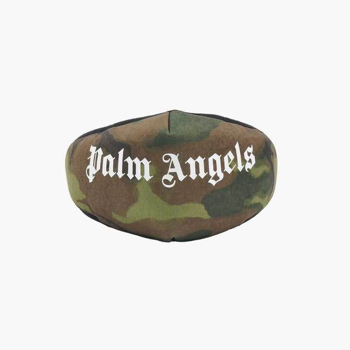 Palm Angels Casual Brown Camo Face Mask - Trendy Accessory with Iconic Branding