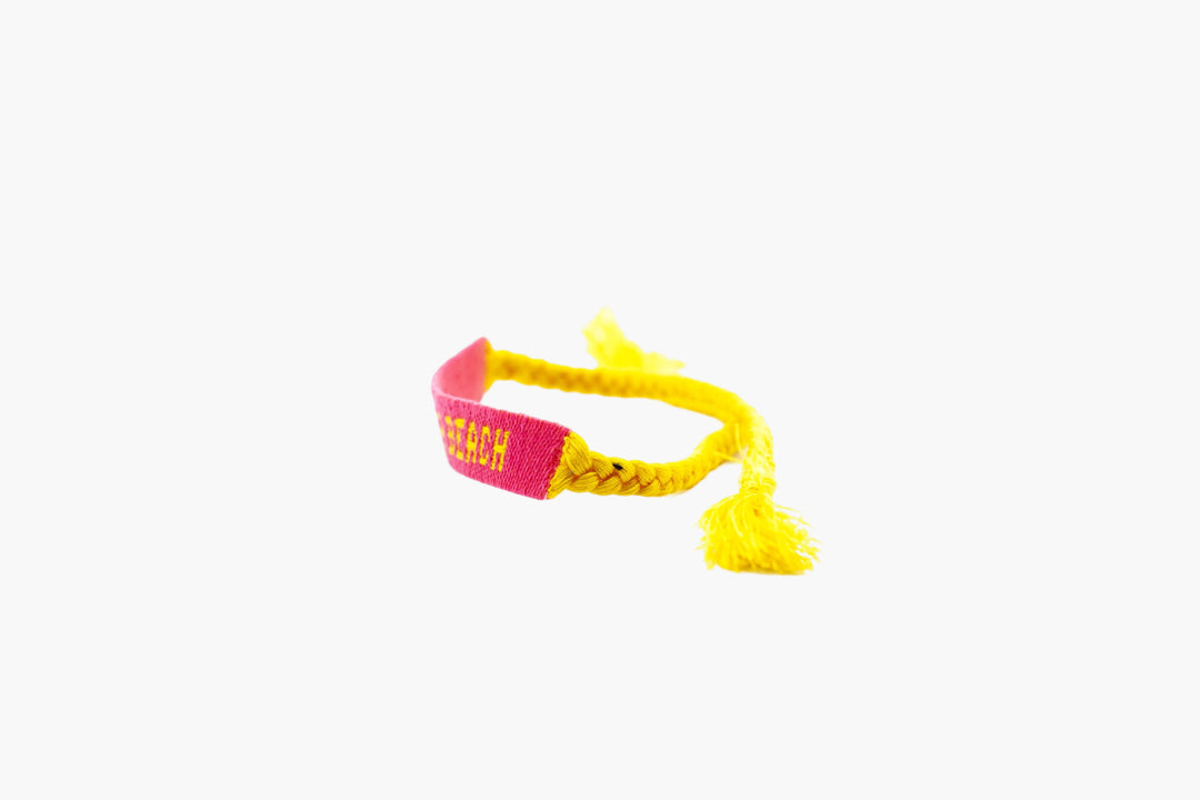 Palm Angels Bijoux Pink-Multi Braided Bracelet "SUN OF A BEACH"