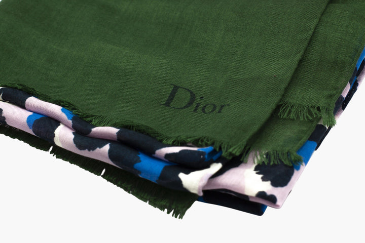 Dior Scarfs - Elegant Green-Multi Luxury Accessory Made in Italy