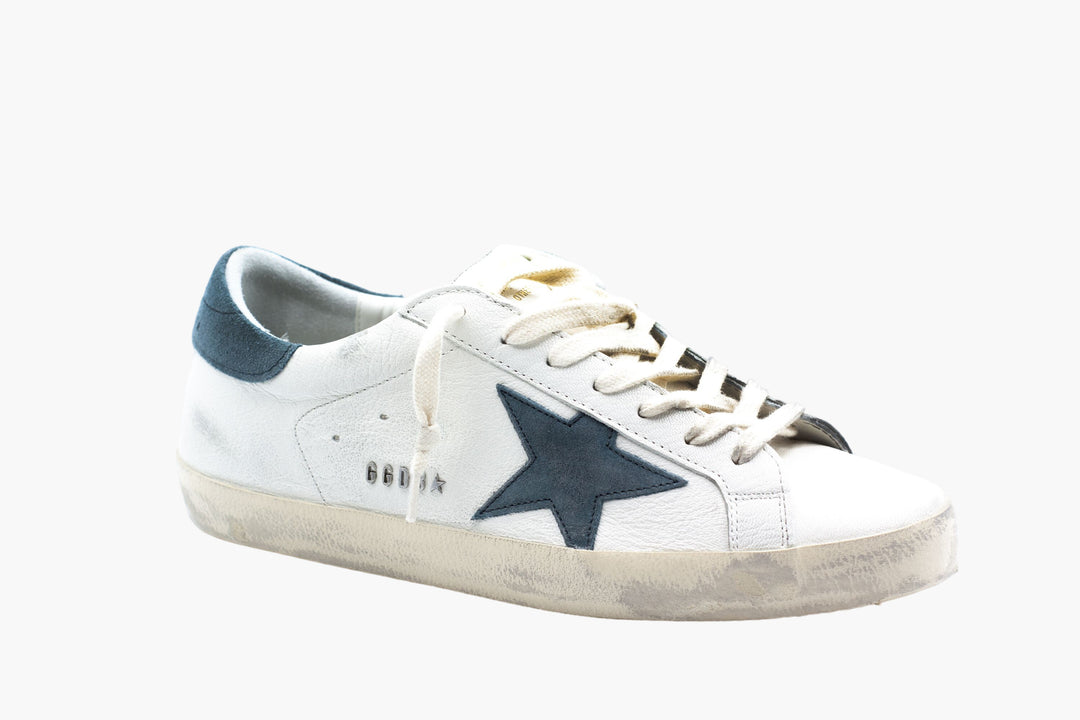 Golden Goose SuperStar Sneakers Bianco-Blu (M)