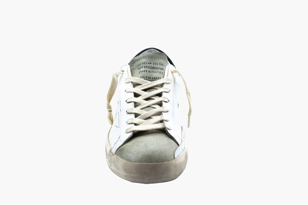 Golden Goose Superstar Low Top White Sneakers (M)