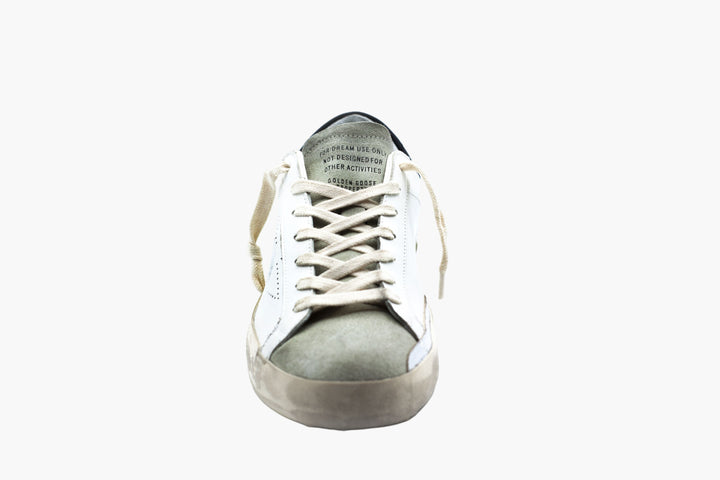 Golden Goose Superstar Low Top White Sneakers (M)