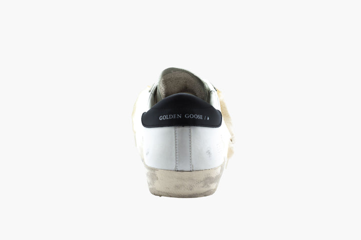 Golden Goose White Sneakers with Distressed Design - Made in Italy