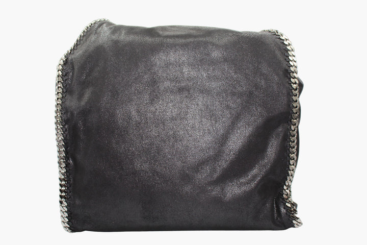 Stella McCartney Black Vegan Bag with Signature Chain Detailing