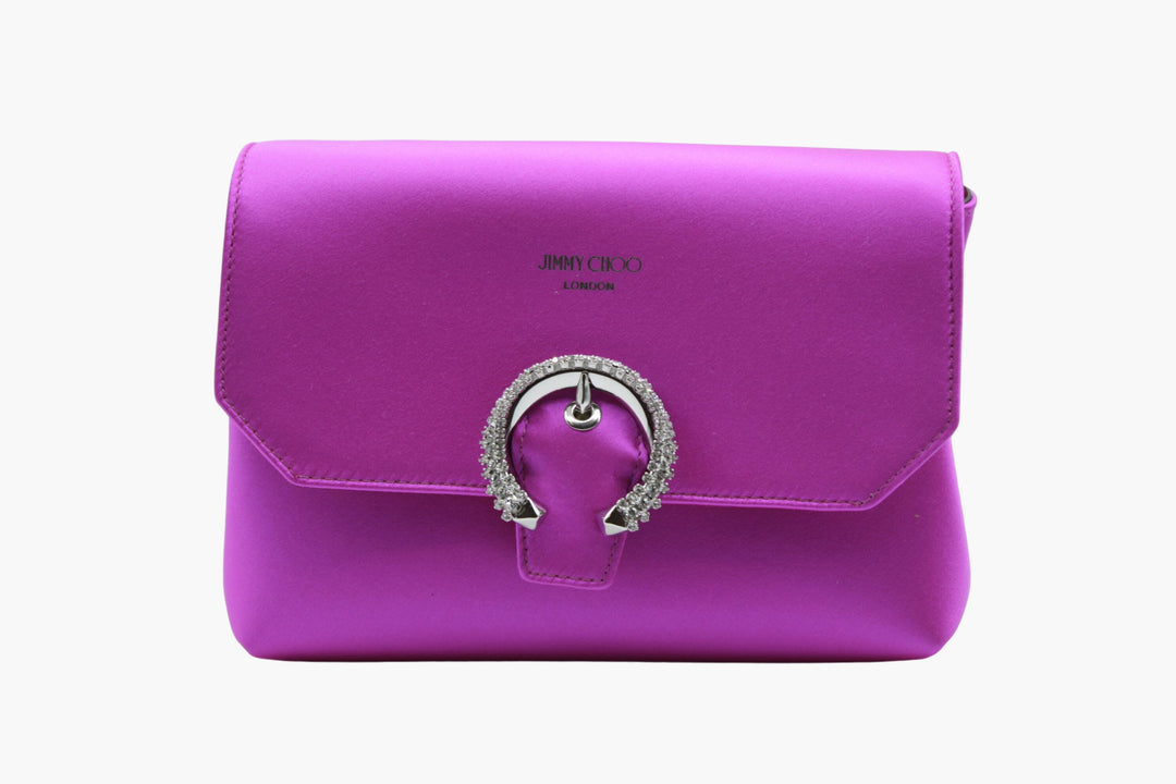 Jimmy Choo Fuchsia Bag with Silver Embellishment