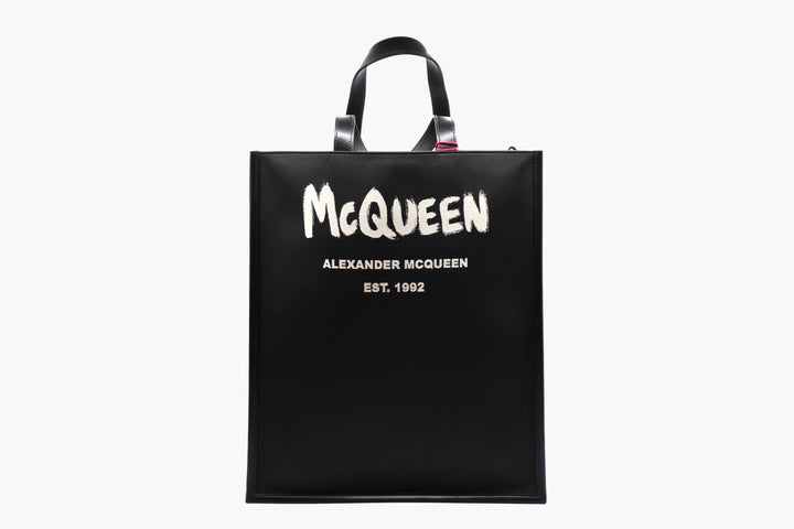 Alexander McQueen Black Bag - Timeless Elegance and Modern Style Made in Italy