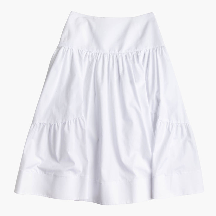 ERMANNO SCERVINO White A-line Tiered Skirt